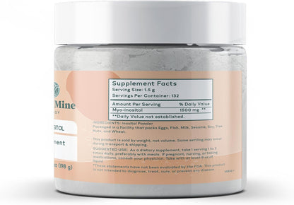 Like Mine Myo-Inositol (200 g) — Pure Vitamin B8 Powder, No Fillers