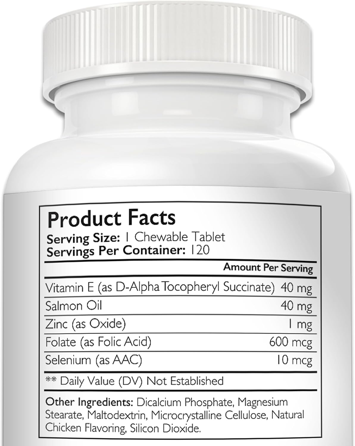 Nutrition Strength Vitamin E for Dogs - 120 Chewable Tablets - görsel 9