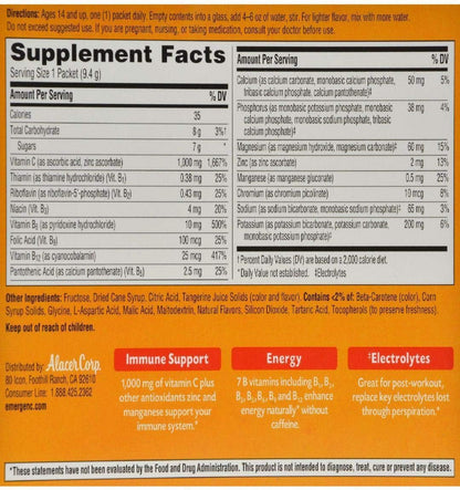 Alacer Emergen-C Tangerine - 30 Sachets