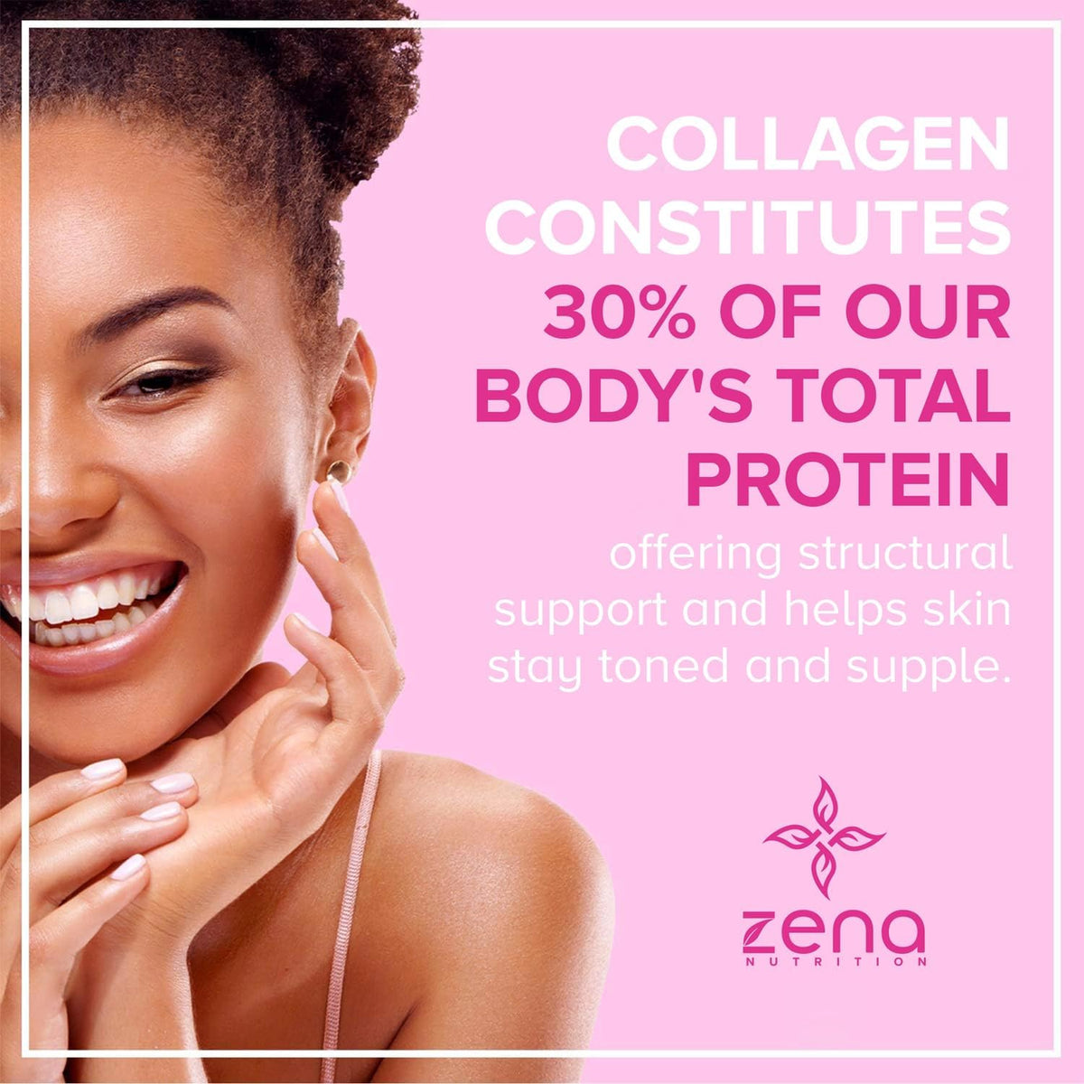 Zena Liquid Collagen + Biotin, 2500mg Collagen & 5000mcg Biotin, Verisol Formula, Mixed Berry, 90 Servings - görsel 5