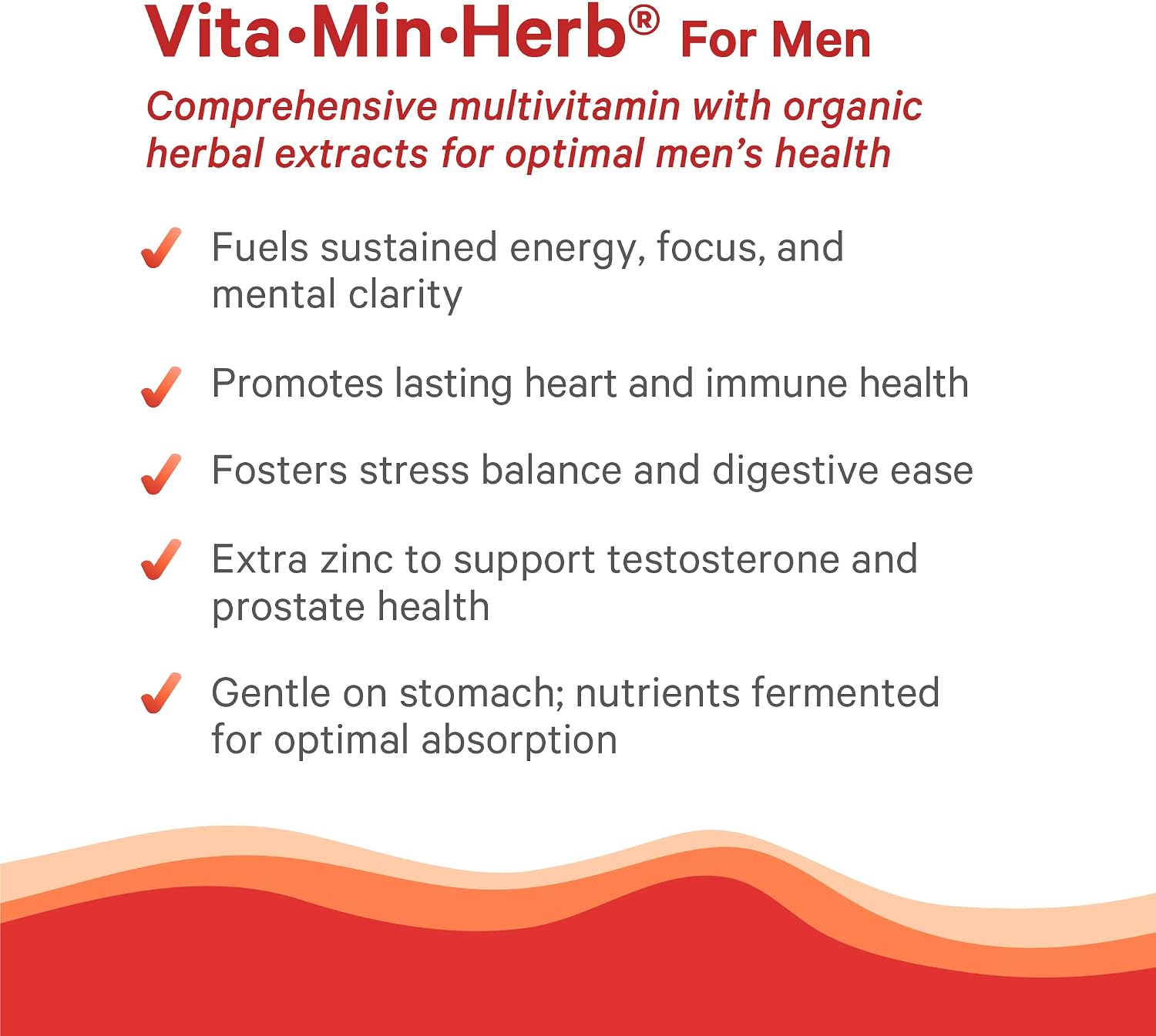Pure Synergy Vita·Min·Herb for Men - Comprehensive Multivitamin Supplement with Organic Whole Food Ingredients (120 Tablets) - görsel 4