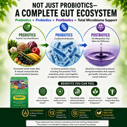 Dr. Ohhira’s Probiotics Original Formula – 3-Year Naturally Fermented Japanese Probiotic with Prebiotics, Probiotics & Postbiotics – Shelf-Stable Gut Health Support – 100+10 Vegetarian Capsules