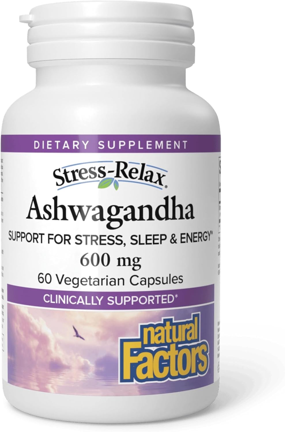 Stress-Relax KSM-66 Ashwagandha 600 mg - 60 Vegan Capsules - görsel 1