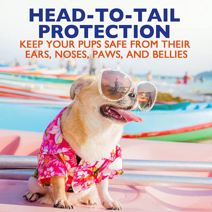 EBPP Dog Sunscreen Sun Skin Protector Spray 240 ml - Safe for All Breeds with No Zinc Oxide - Pet Protection and Moisturiser for Skin, Coat, Nose, Ears