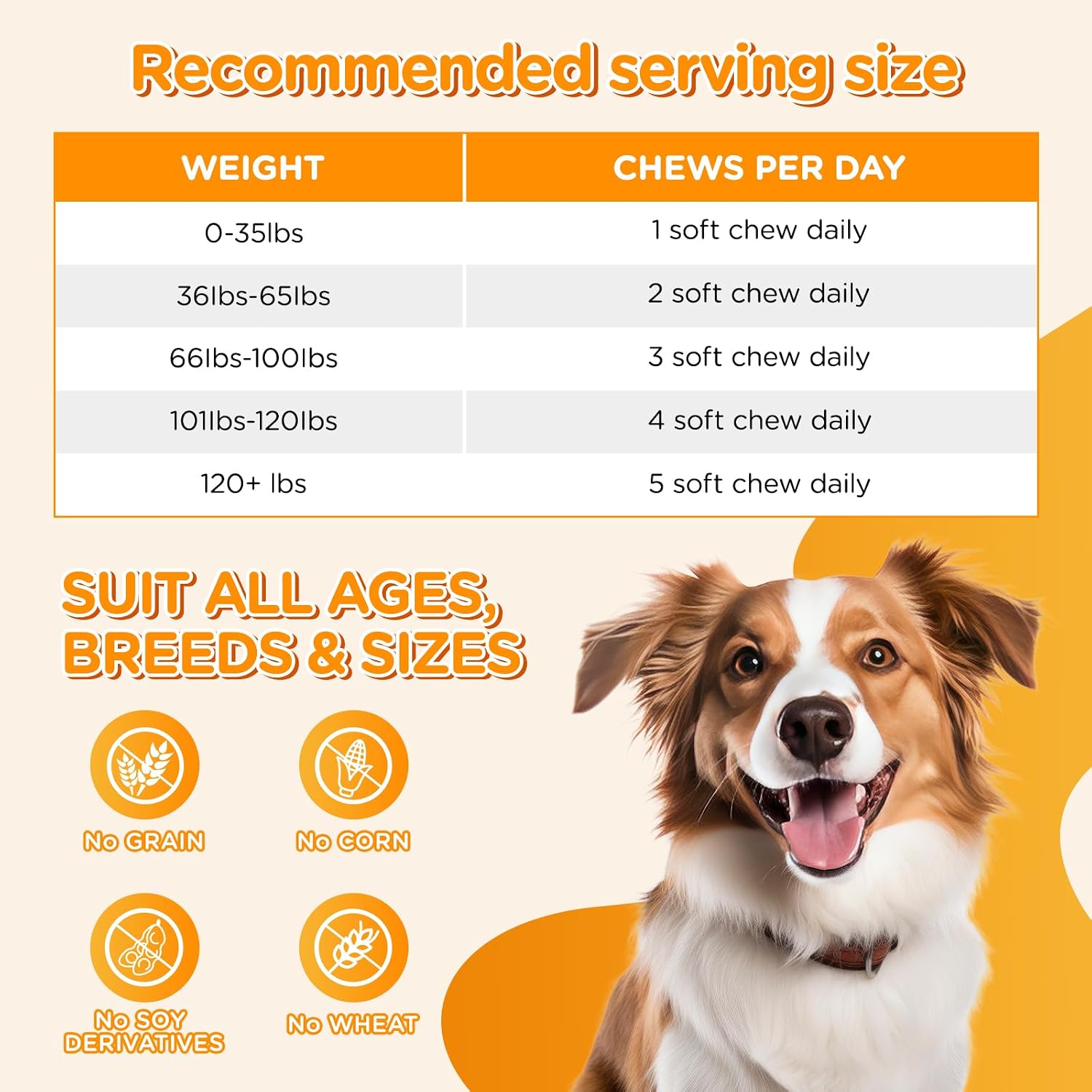 UKNM Dog Calming Chews – Natural Anxiety Relief Treats, Chicken Flavour, 100 Count - görsel 6