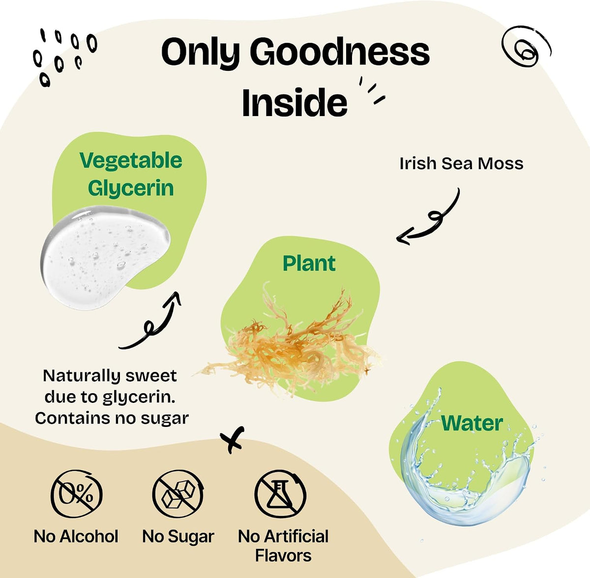 Forever Puppy Irish Sea Moss Drops for Dogs - Thyroid Function & Energy - Nutritional Drops with Liquid Sea Moss Extract - Alcohol-Free - 60 ml - görsel 4