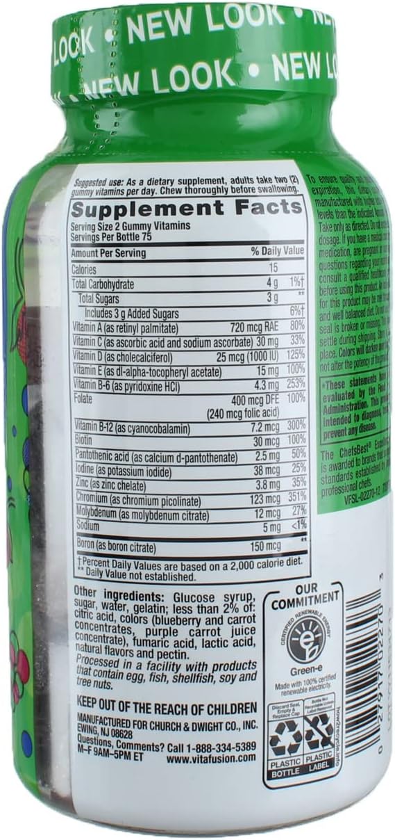 Men's Complete Multivitamin Gummies Natural Berry Flavours - 150 Gummies, Pack of 2 - görsel 2