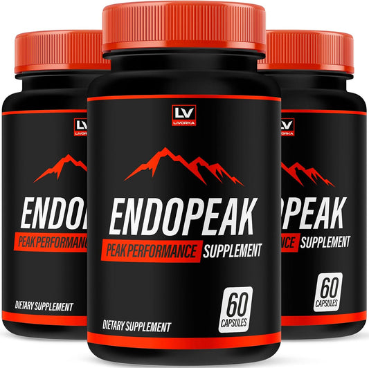 (3 Pack) Endopeak - Endopeak for Men, Endopeak Capsules, Endopeak Male Performance, Endopeak Supplement, Endopeak Reviews, 180 Capsules for 3 Months