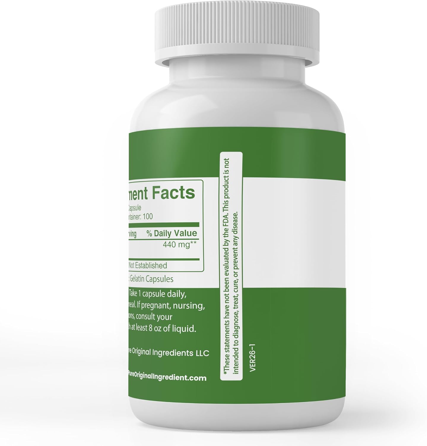 Pure Original Ingredients Burdock Root, 100 Capsules - Always Pure, No Additives or Fillers, Lab Verified - görsel 3