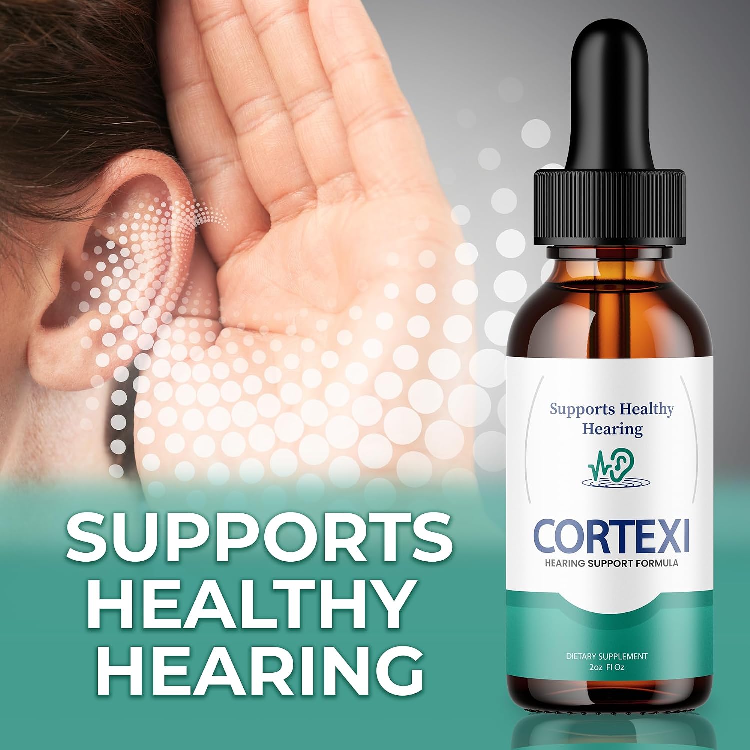 Cortexi Tinnitus Treatment Hearing Support with Chromium, Grape Seed, Astragalus, Maca Root – Hearing Support Drops Supplement (60 ml) - görsel 5