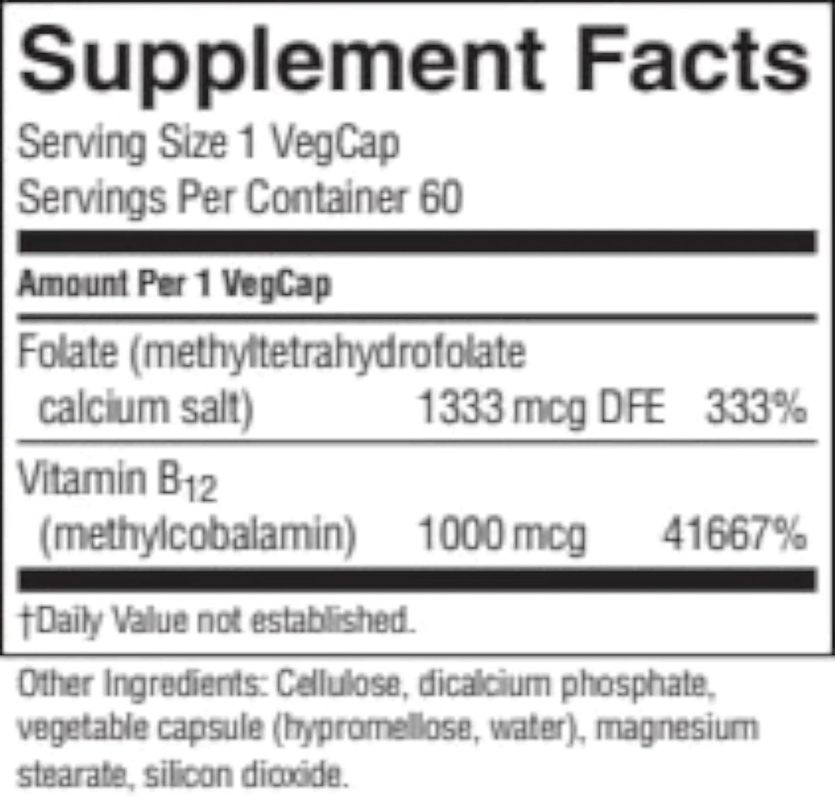 Nature's Sunshine Methyl Combo – 60 Capsules - görsel 3