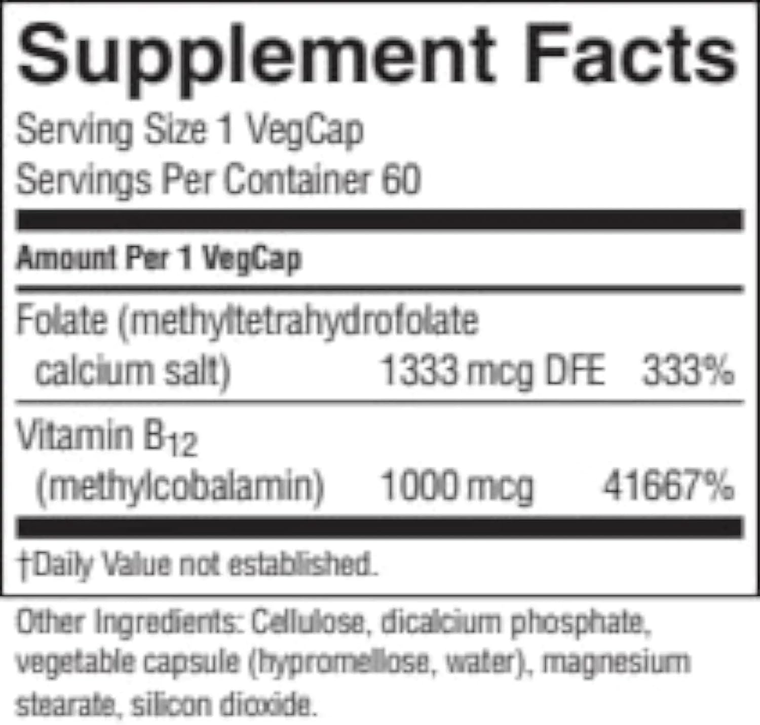 Nature's Sunshine Methyl Combo – 60 Capsules - görsel 3