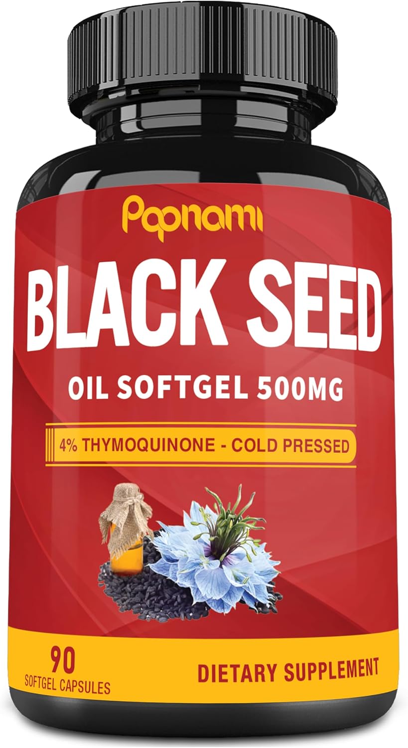 Papnami Premium Black Seed Oil Softgels – 90 Capsules (3-Month Supply) - görsel 1