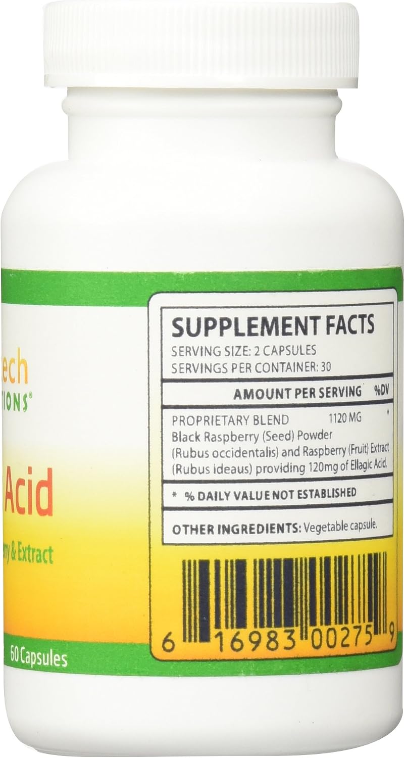 Ellagic Acid Capsules, 60 Vegetable Capsules (1120mg) - görsel 2