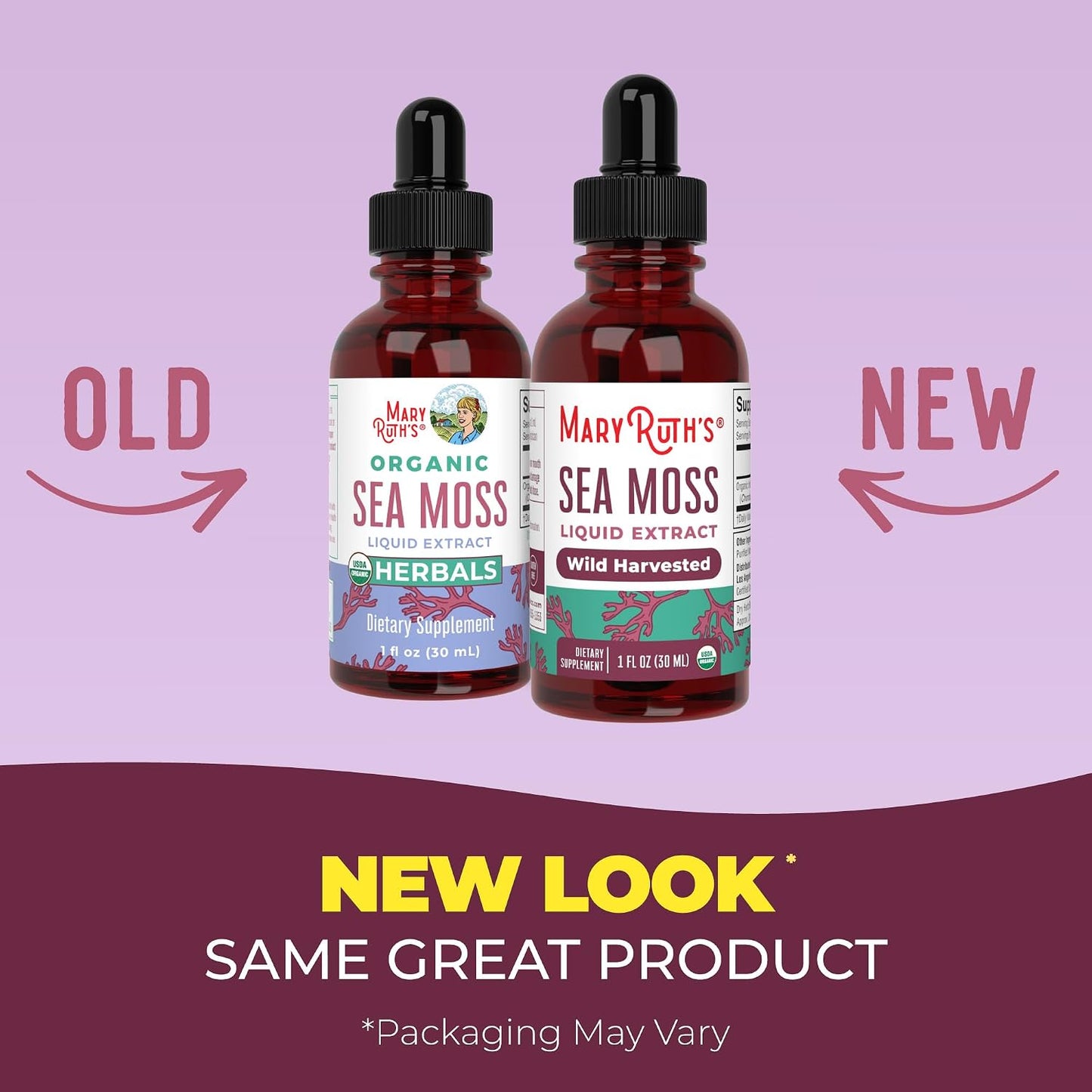MARYRUTH'S Organic Irish Sea Moss Liquid Drops | Chondrus Crispus | Wild Harvested | Organic Irish Moss Formulated for Adults & Kids Ages 14+ | Unflavoured | Sugar Free | Vegan | Non-GMO | 30 ml - görsel 3