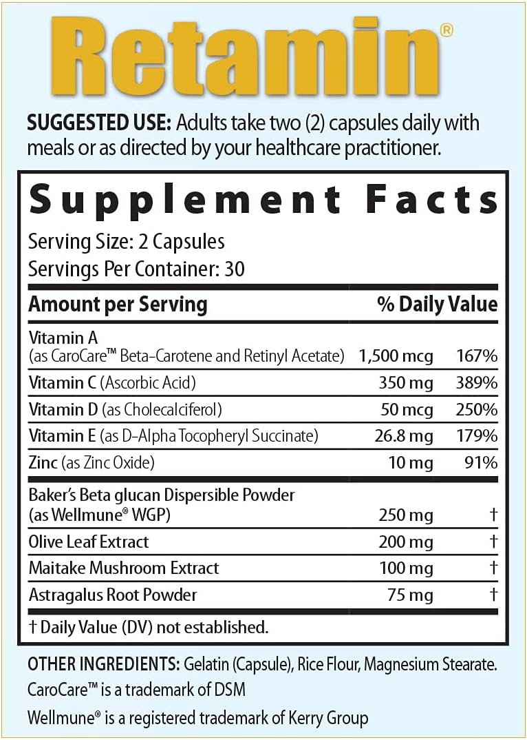 Retamin Immune Support Supplement - görsel 2