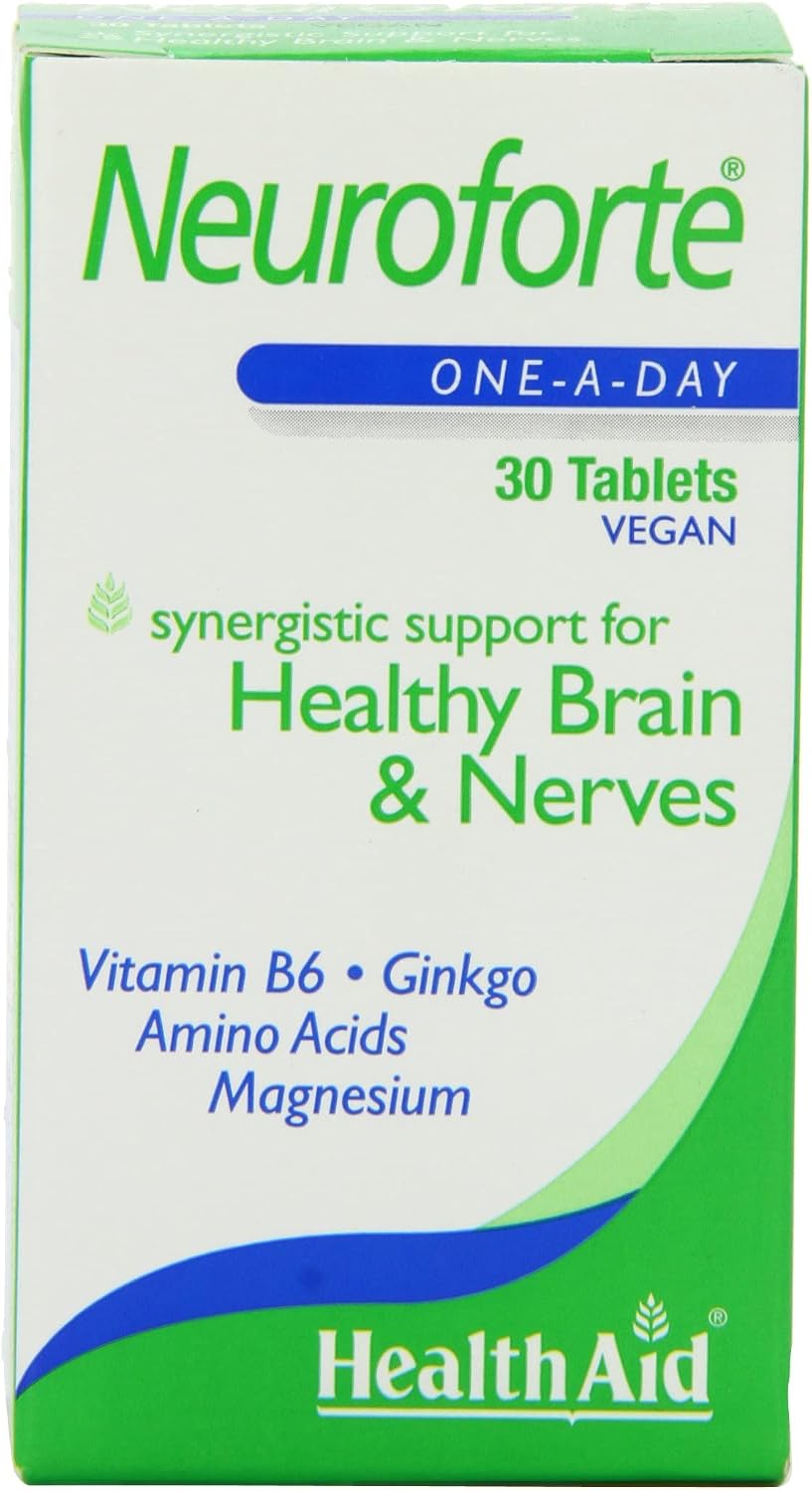 Health Aid NeuroForte - B Vitamin Complex with Amino Acids, 30 Tablets - görsel 3