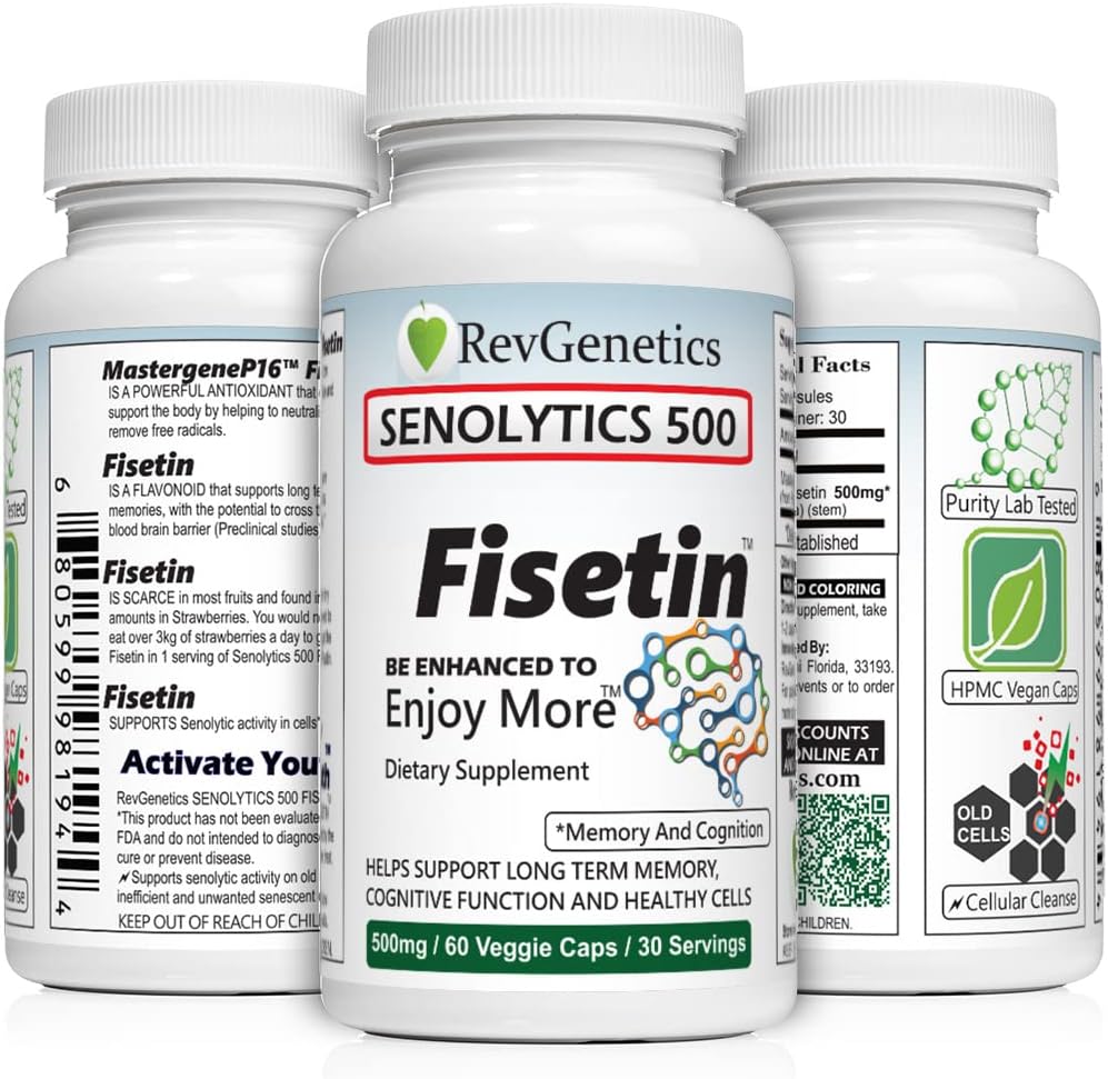 SENOLYTICS 500: Fisetin 500 mg - görsel 2