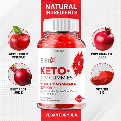 SlimX Keto ACV Gummies (2 Pack) – Advanced – Weight Management Support: Apple cider vinegar is traditionally used – Image 5