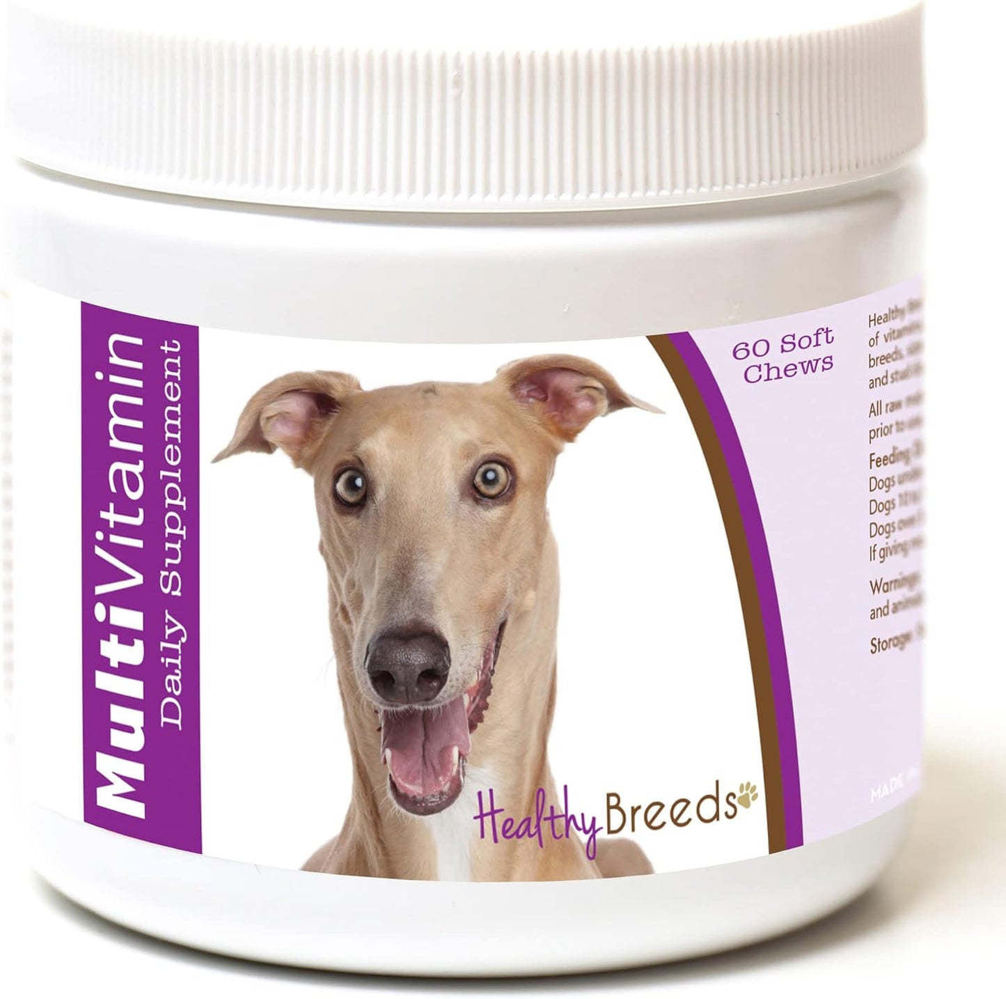 Healthy Breeds Italian Greyhound Multivitamin Soft Chews, 60 Chews - görsel 1