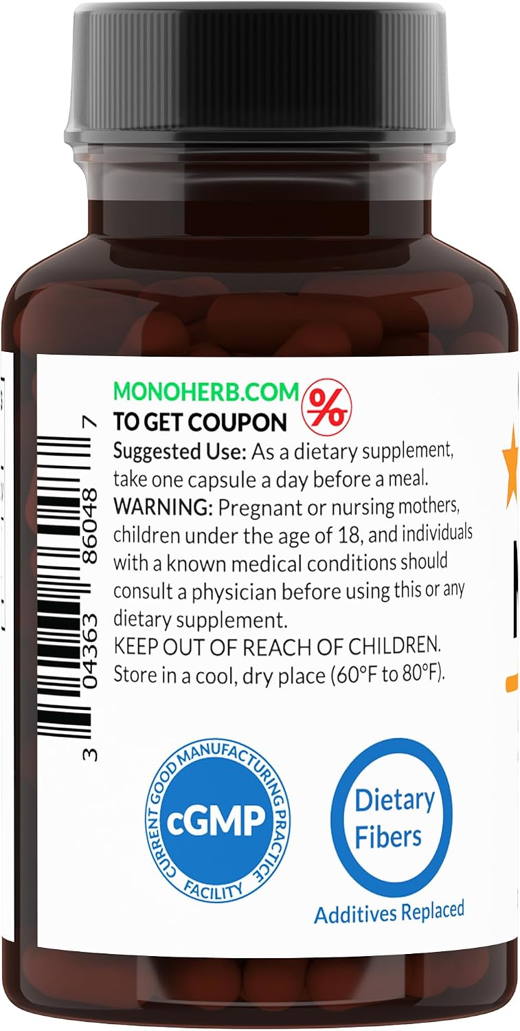 MONOHERB NADH 5 mg 90 Vegan Capsules - görsel 3