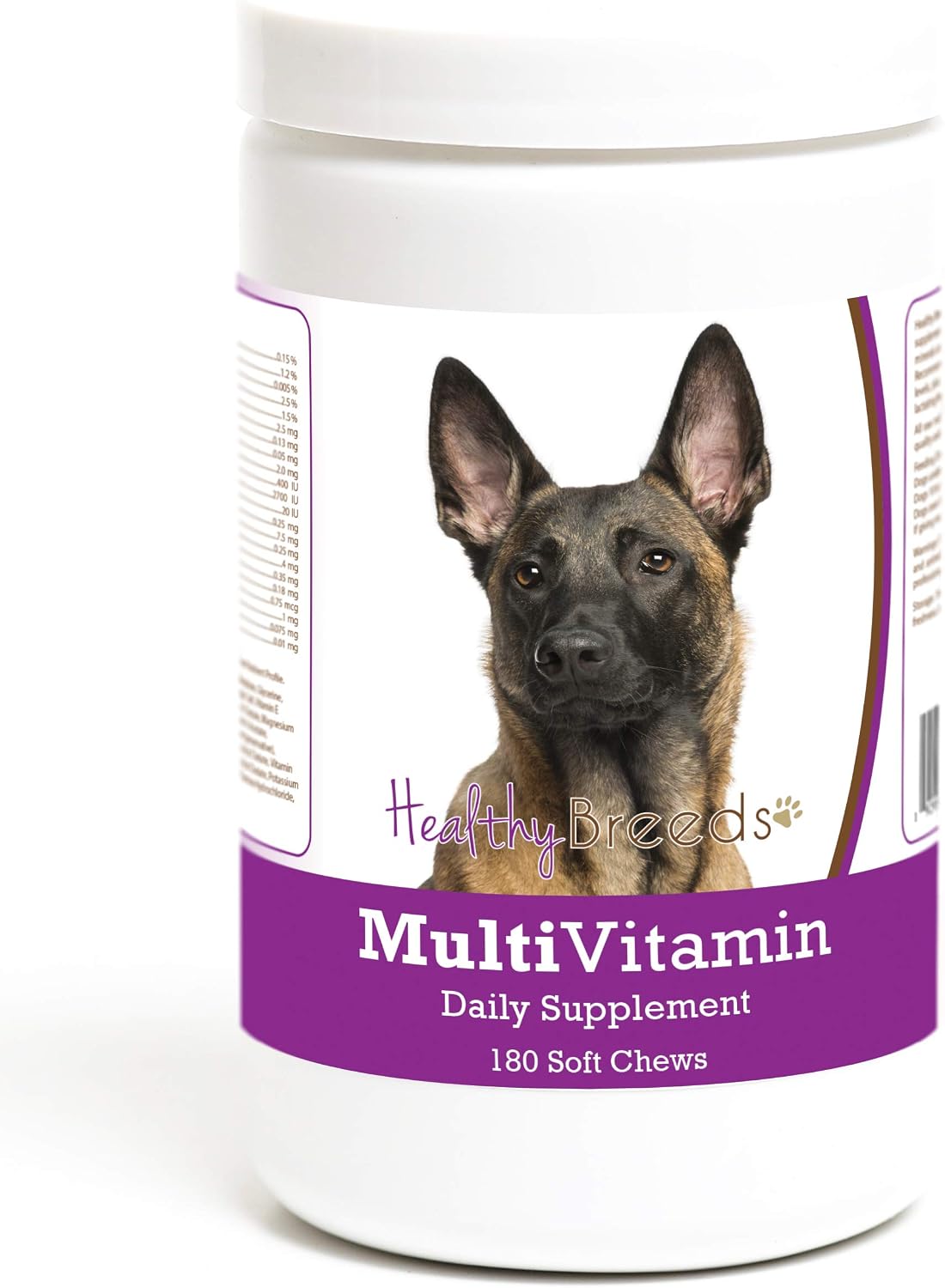 Healthy Breeds Belgian Malinois Multivitamin Soft Chew for Dogs 180 Count - görsel 1