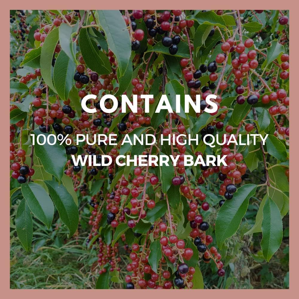 Wild Cherry Bark | 1,000 mg, 60 Vegan Capsules – Remedy's Nutrition - görsel 4