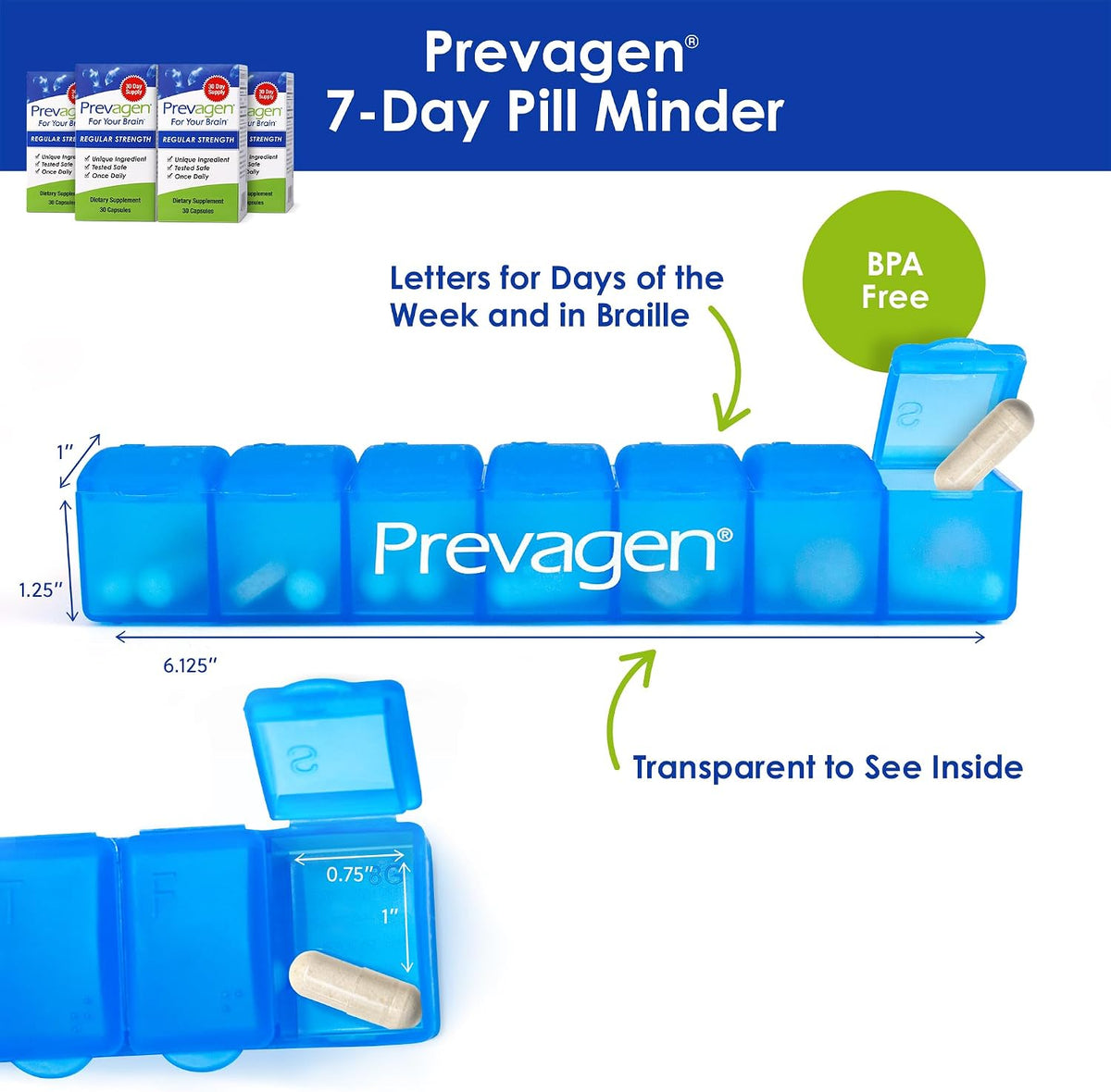 Prevagen Regular Strength Brain Supplement – 120 Capsules (4-Month Supply) with Vitamin D3 - görsel 5