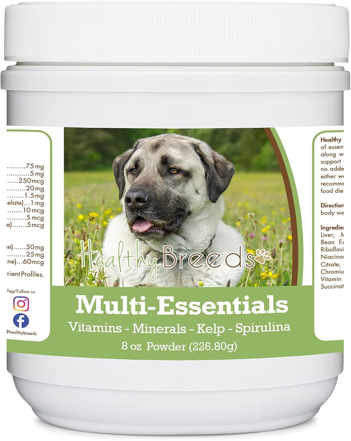 Healthy Breeds Anatolian Shepherd Dog Multi-Essentials Powder - 8 oz - görsel 1