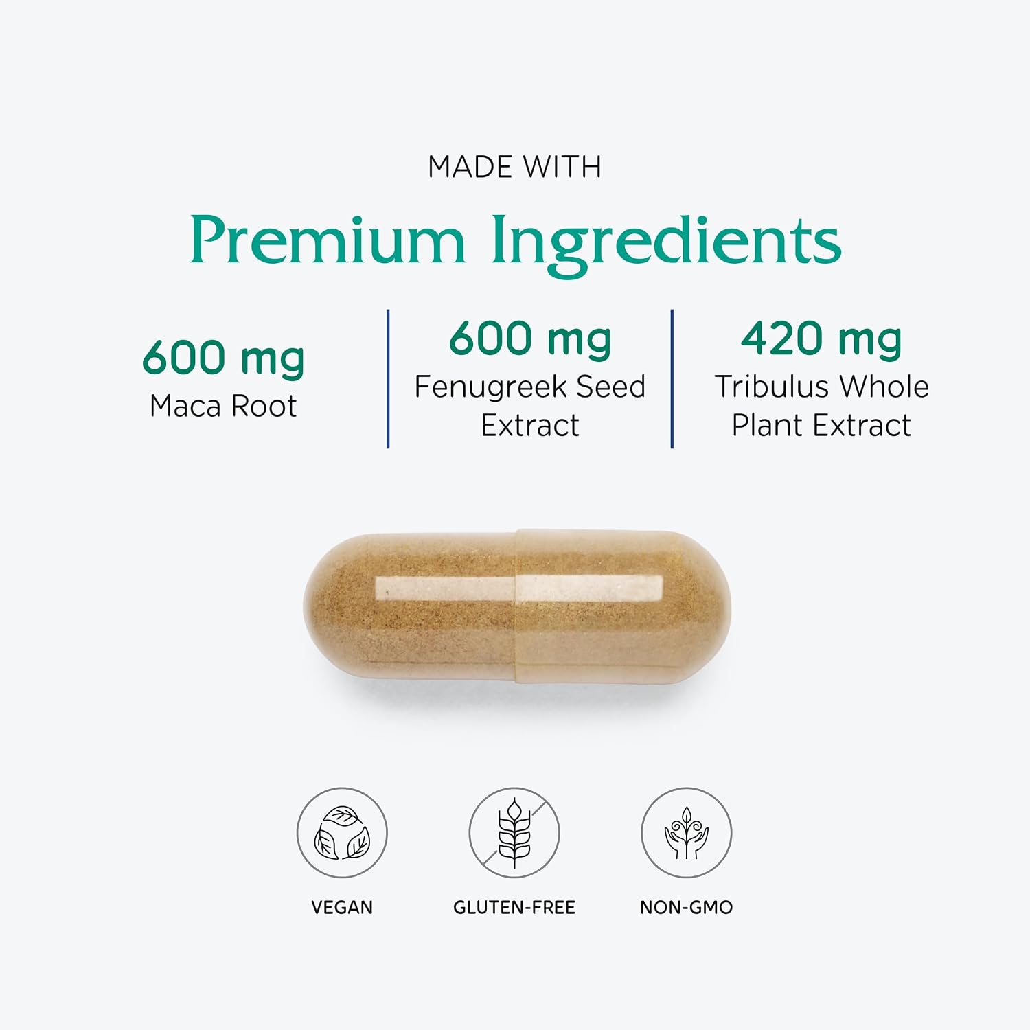 Vitanica FemVitality - Natural Female Libido Support, Vegan 60 Capsules - görsel 4