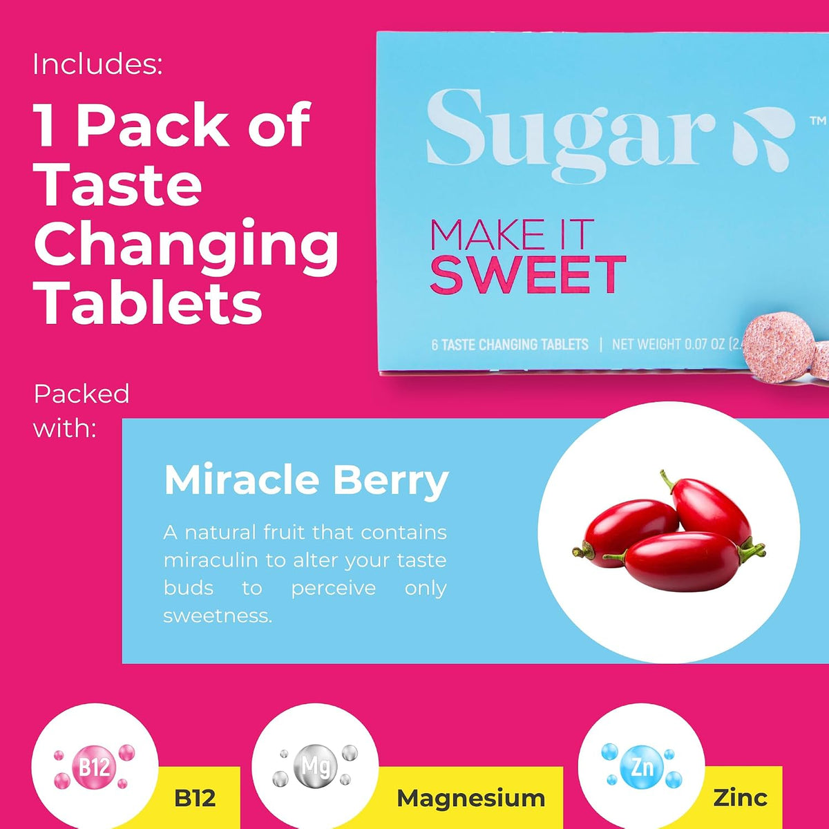 Sugar Splash Taste Changing Tablets Date Night Pack - görsel 7
