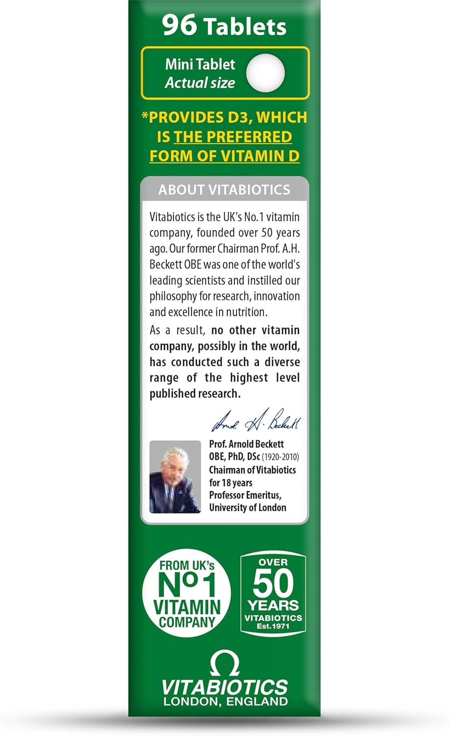 Ultra by Vitabiotics Vitamin D Tablets x 96 - görsel 5