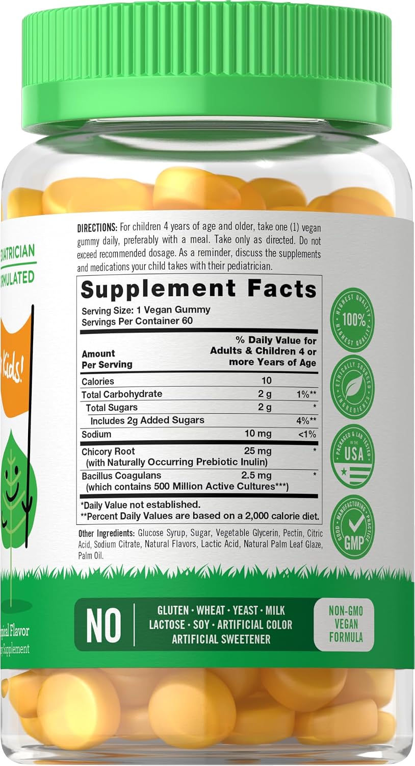 Carlyle Children's Probiotic Gummies - Tropical Flavour - 60 Count - görsel 2