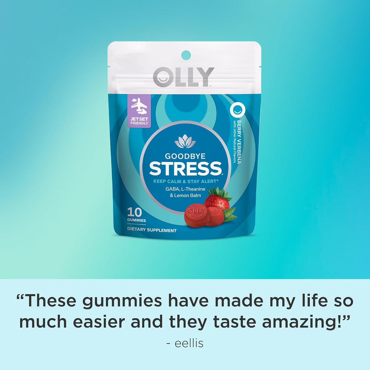 OLLY Goodbye Stress Gummies Trial Size - görsel 5
