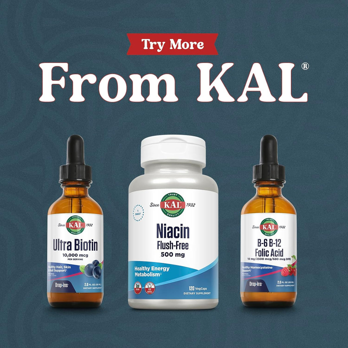 KAL Ultra Biotin 10000mcg DropIns - Liquid Biotin Drops for Hair, Skin and Nails - görsel 6