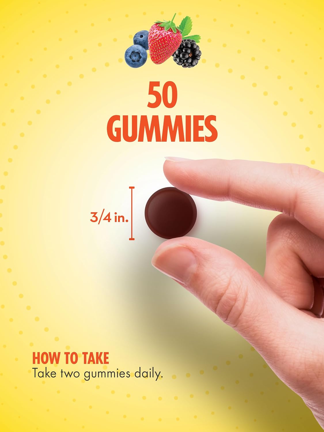 Sundance Adult Multivitamin Gummies | for Men & Women | Mixed Berry Flavour | 50 Gummies | Non-GMO and Gluten-free Supplement - görsel 4