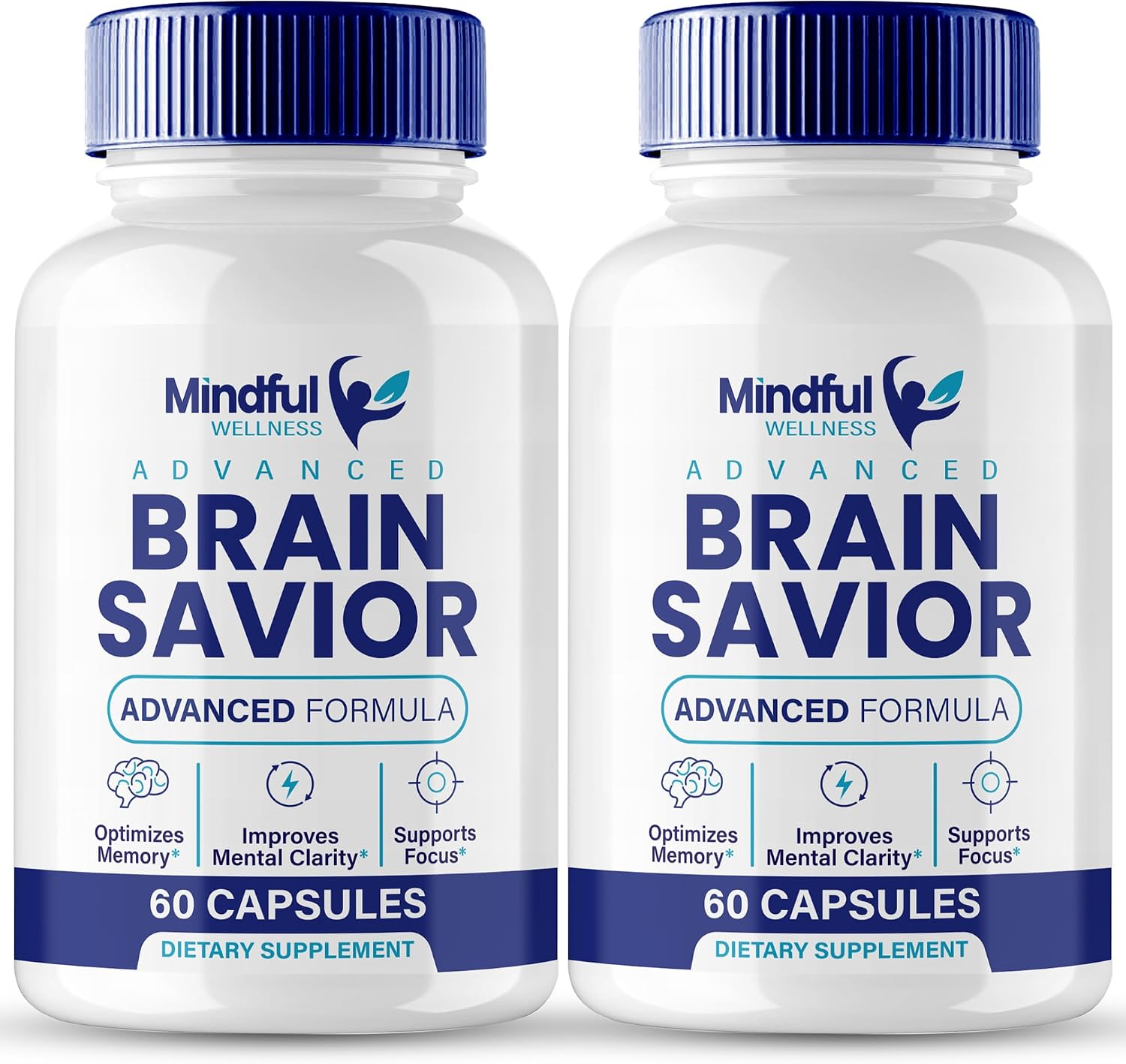 Brain Saviour Brain Supplements for Memory and Focus Capsules - Advanced Formula Nootropic Brain Health Support (2 Pack) - görsel 1