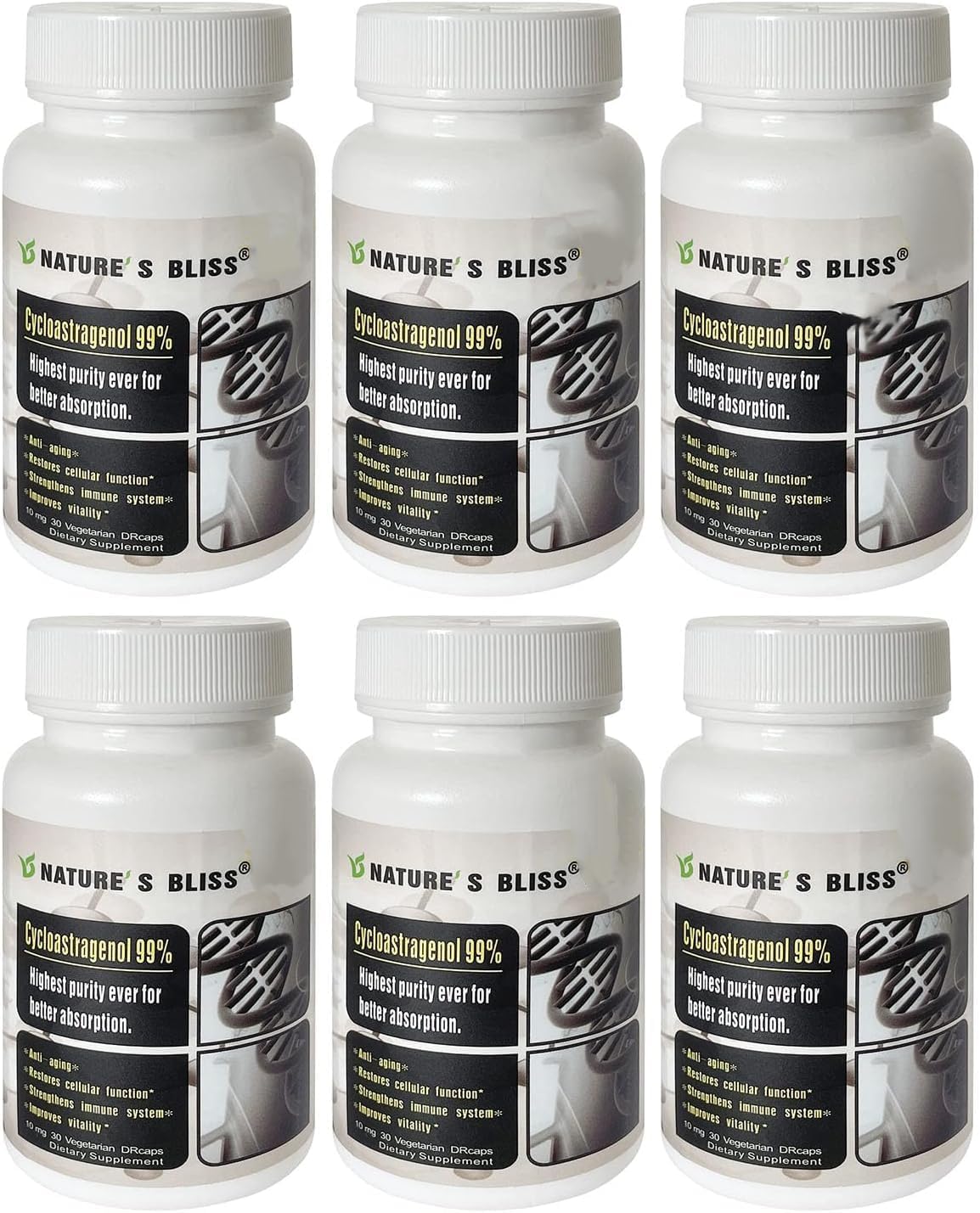 Cycloastragenol 10mg – Telomere Support Supplement with DRcaps (90 Capsules) - görsel 7