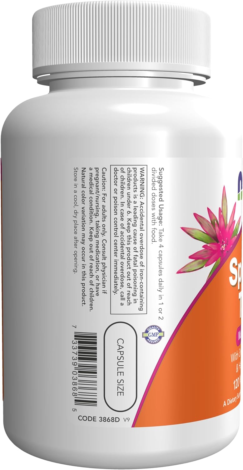 NOW Foods Special Two Multivitamin with Green Superfoods & Herbal Extracts, 120 Veg Capsules - görsel 3