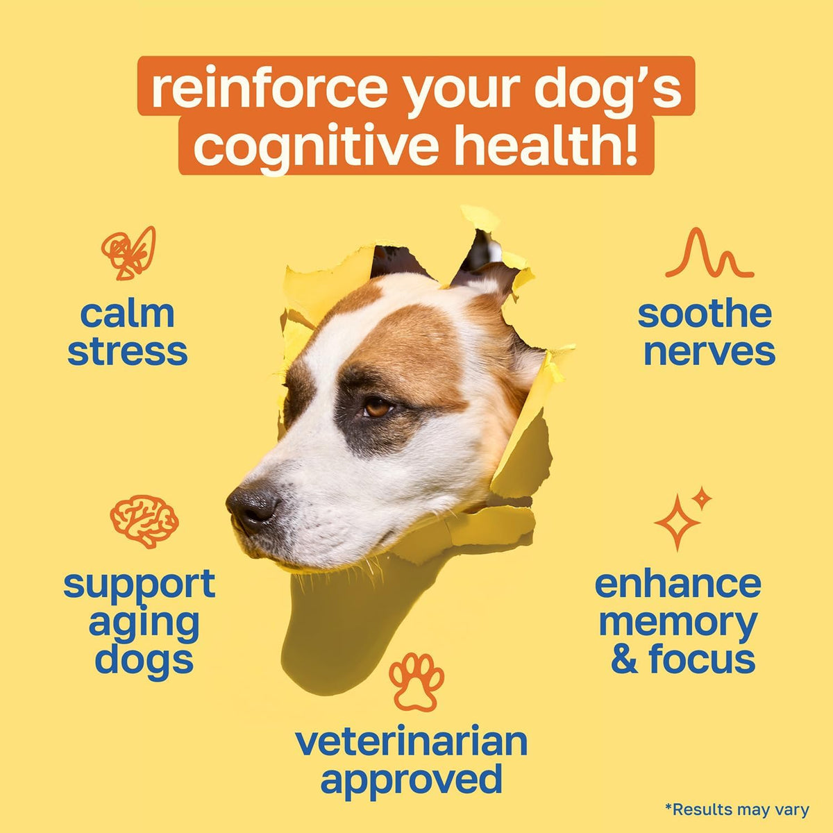 Happy Paws Cognitive Taurine Supplement for Dogs - Soft Chews with Spirulina, CoQ10 & B Vitamins - görsel 2