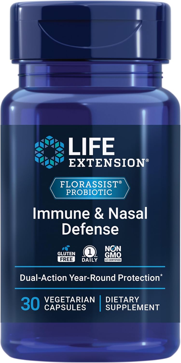 Life Extension FLORASSIST Immune & Nasal Defence, 30 Capsules - görsel 1