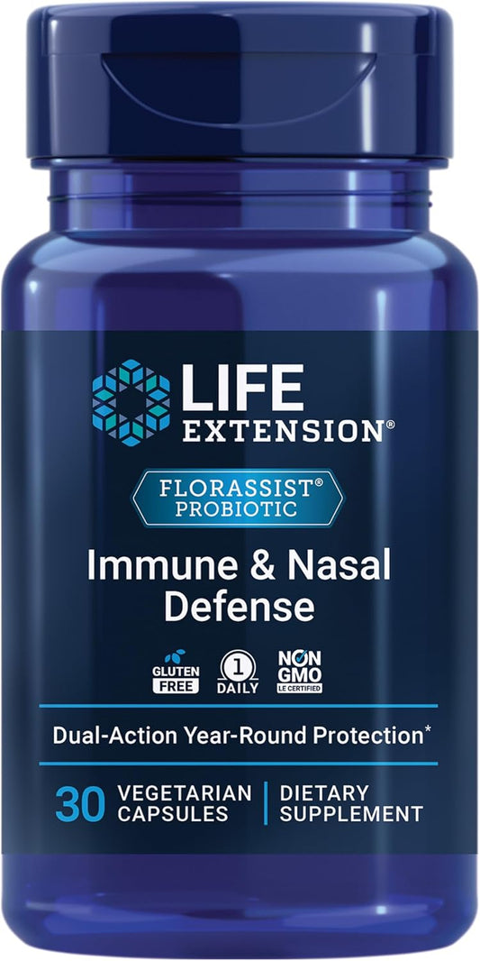 Life Extension FLORASSIST Immune & Nasal Defence, 30 Capsules