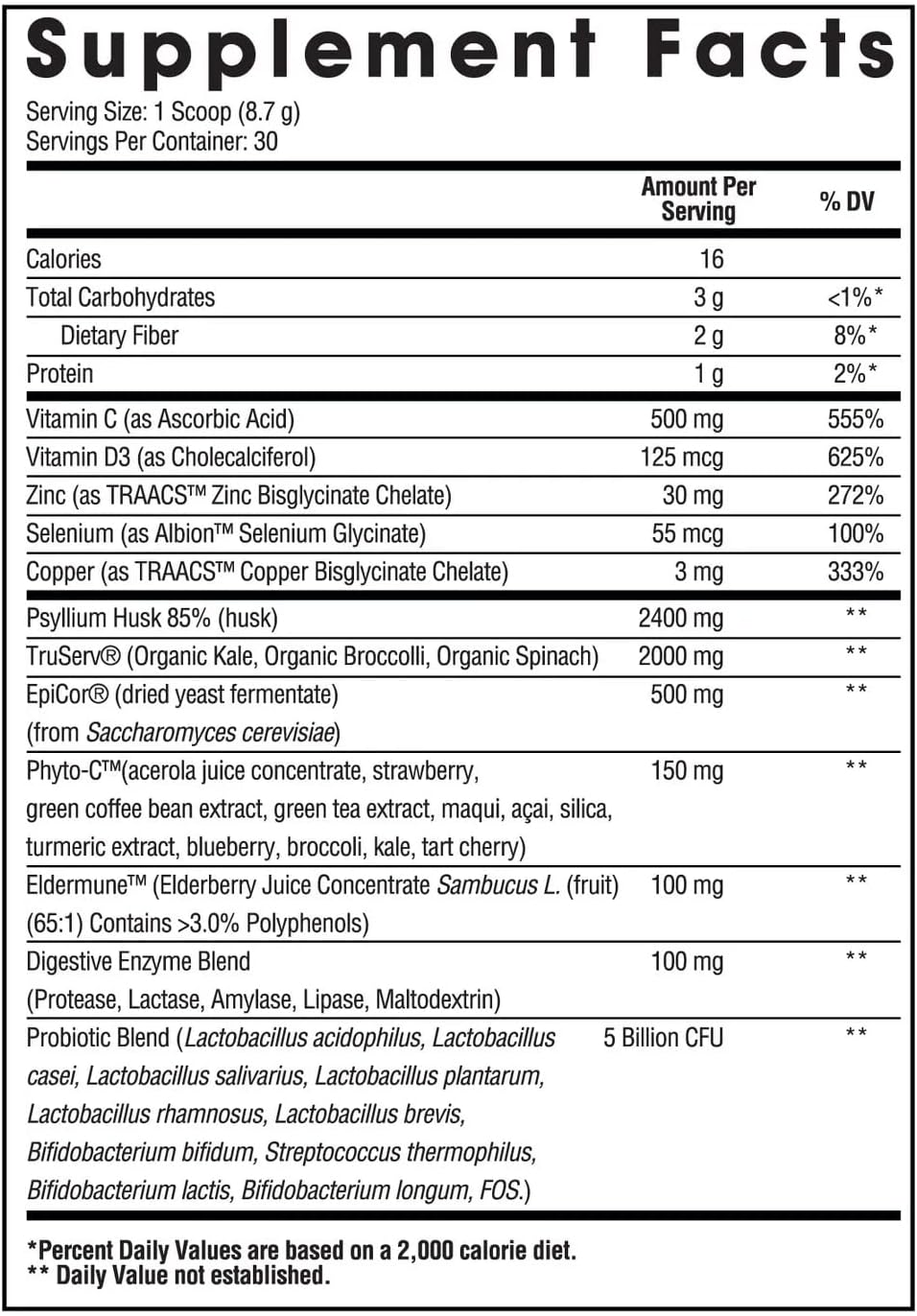 Arms Race Nutrition Immunity Greens – Superfood Greens & Immune Support Blend, Chocolate Bliss, 260 g (30 Servings) - görsel 4