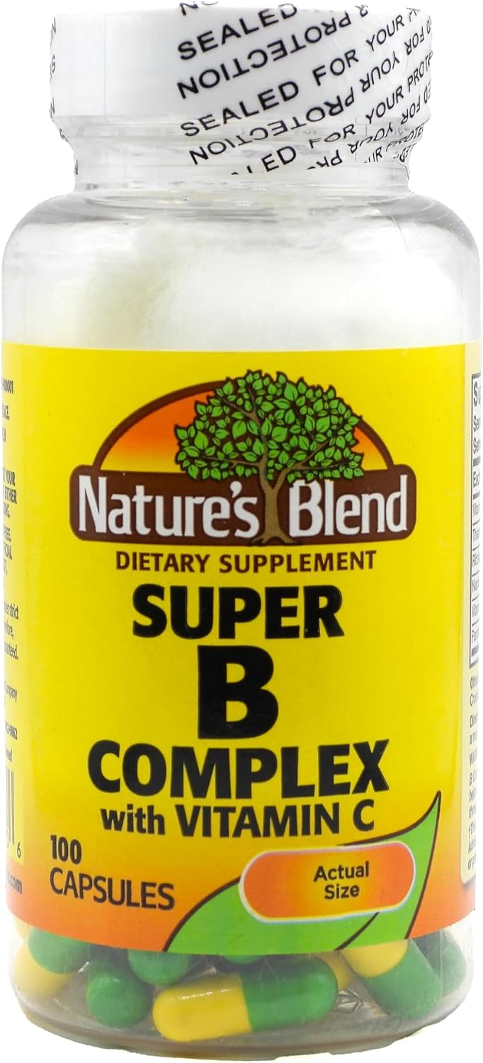 Nature's Blend Super B with C 100 Capsules - görsel 1