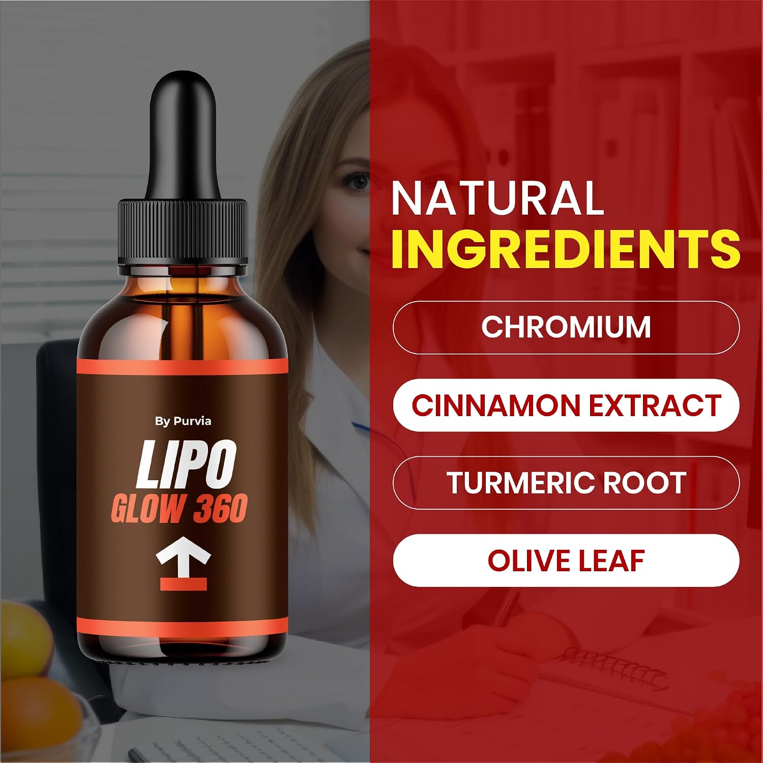 (3 Pack) Lipo Glow 360 Liquid Drops - görsel 6
