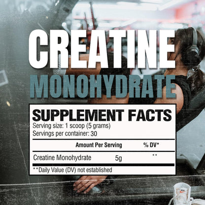 Unflavoured Micronised Creatine Monohydrate Powder – 510g (100 Servings)