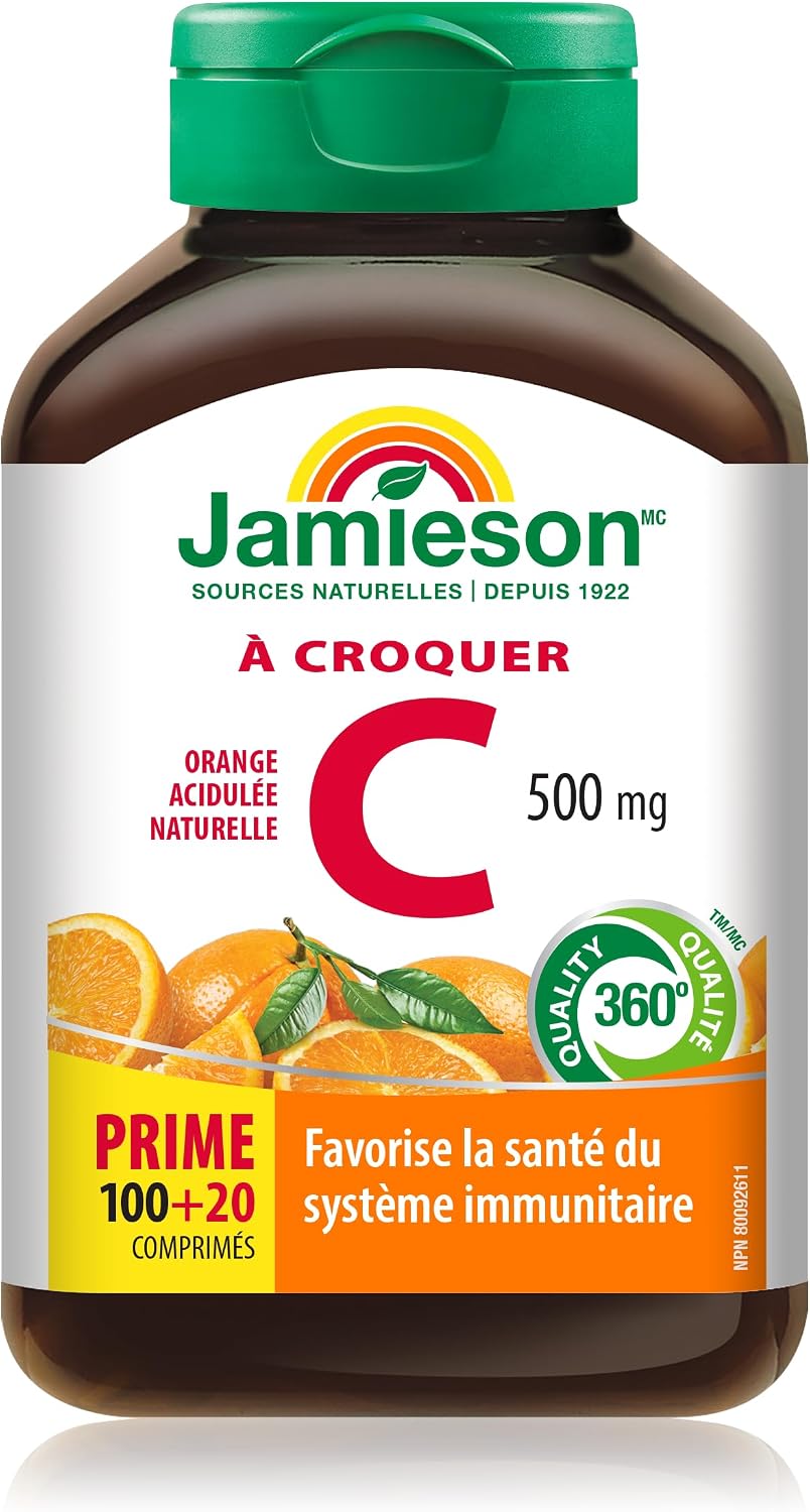 Jamieson Vitamin C Orange 500mg 120 Tablets - görsel 2