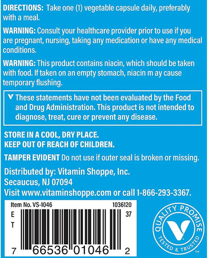 The Vitamin Shoppe Vitamin B-Complex – Energy Metabolism & Nervous System Support, Complete B Vitamins