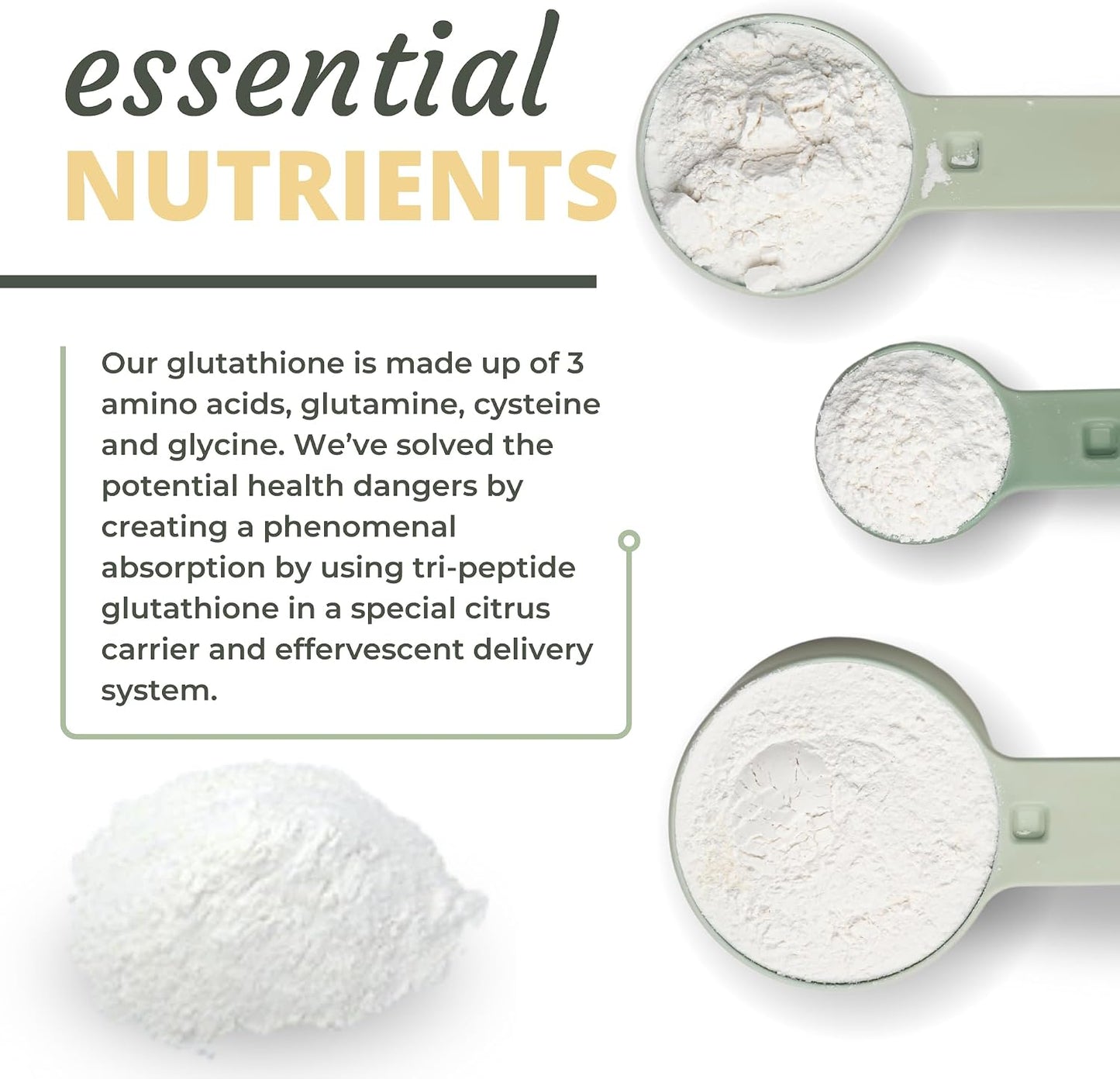 Optimal Health Systems Essential Glutathione – Master Antioxidant with Vitamin C & Electrolytes – Tri-peptide Glutathione Supplement – 20 Wafers - görsel 5