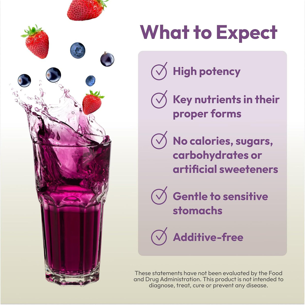 ANDREW LESSMAN Efficient C Mixed Berry 180 Packets - Non-Acidic Vitamin C Drink with Bilberry and B-Complex - görsel 4